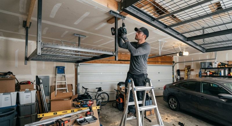 Ceiling Rack Installation in Charlotte, NC