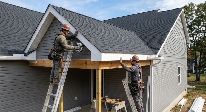 Garage Fascia Replacement in Conroe, TX