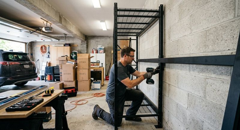 Garage Tool Rack Installation in Leesburg, VA