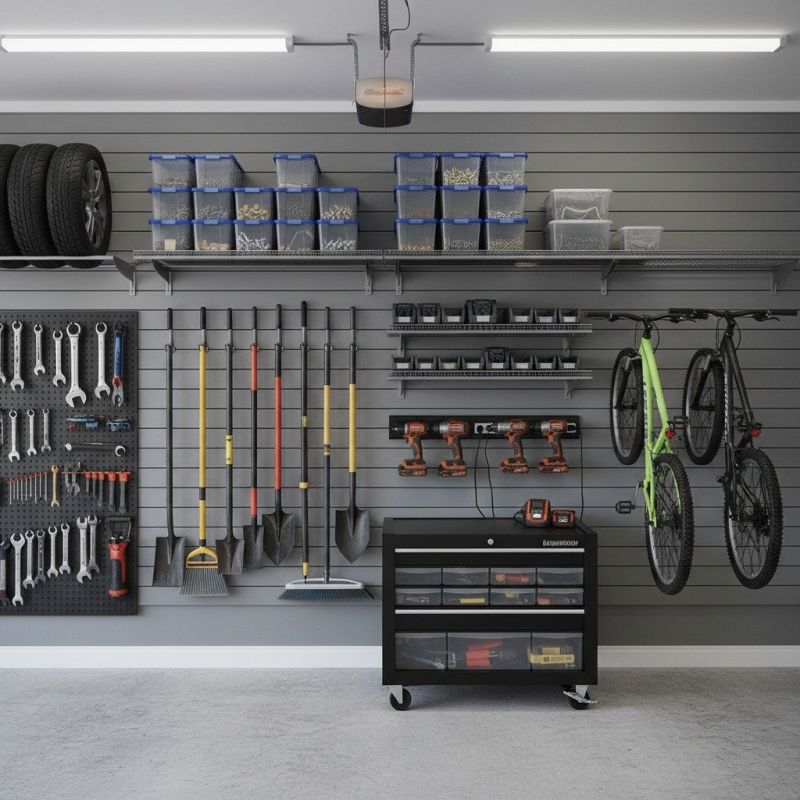 Garage Tool Rack Installation in Bethesda, MD