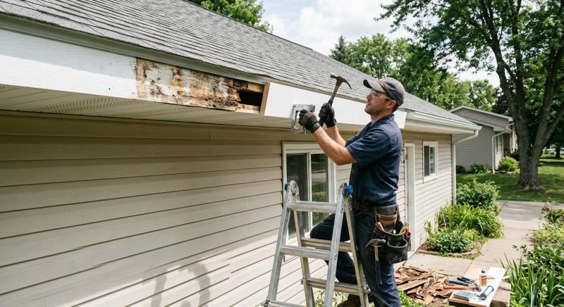 Metal Fascia Repair in Alpharetta, GA