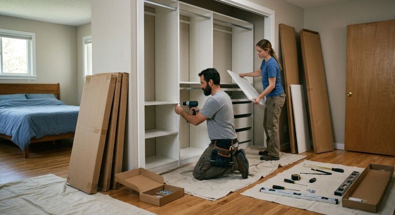 Mudroom Closet Installation in Raleigh, NC