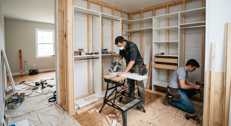 Mudroom Closet Installation in Charlotte, NC