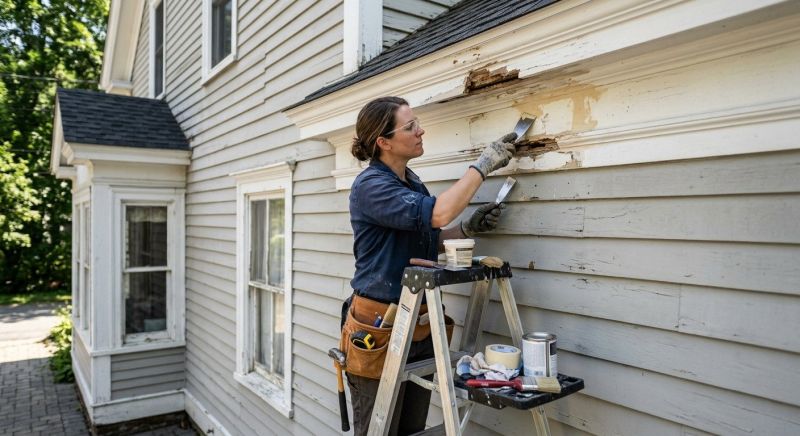 Wooden Eaves Repair in Overland Park, KS